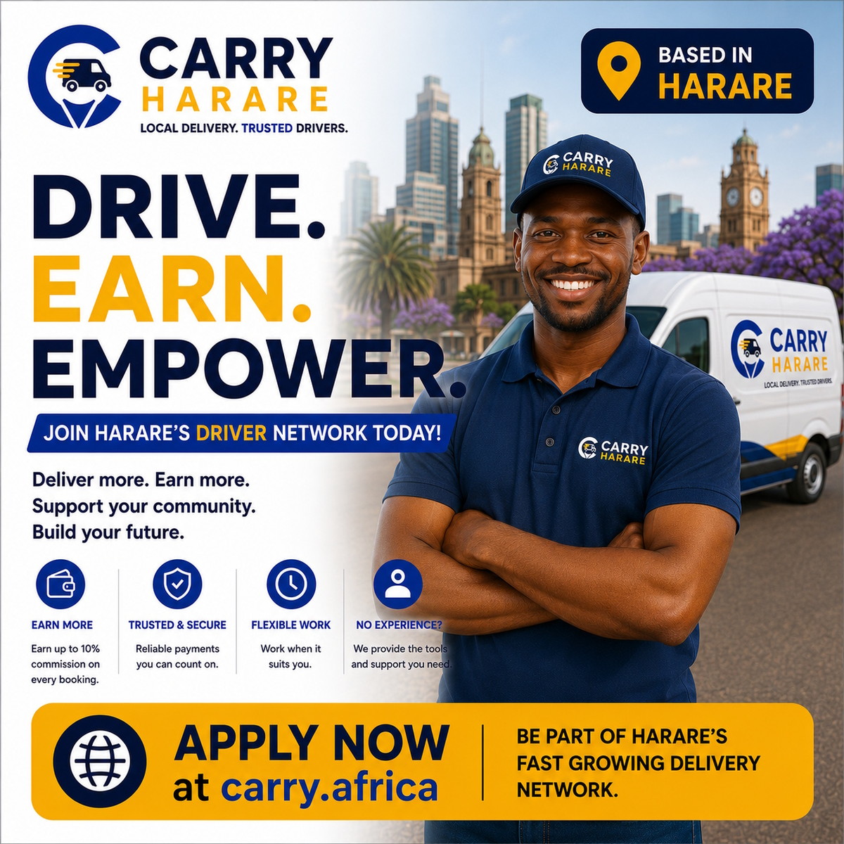 Carry Harare delivery driver
